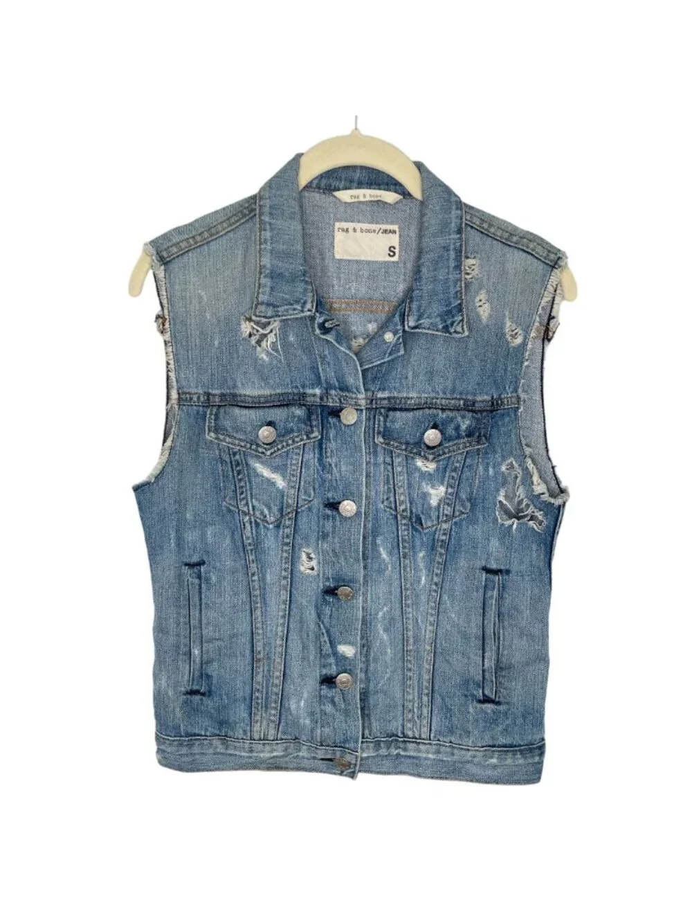 rag & bone tattered details
